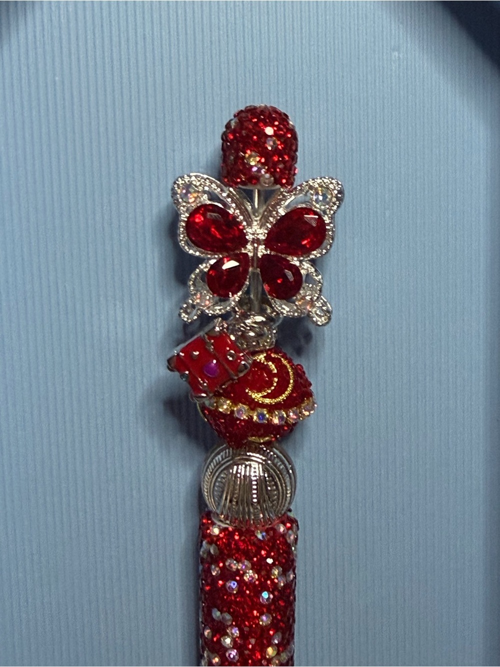 Handmade Rhinestone Beaded Pen - Picture 2 of 3